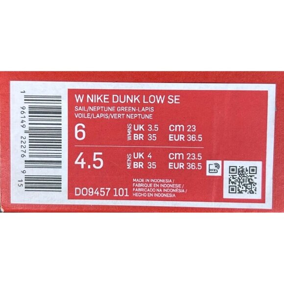 NIKE DUNK SE LOW 85 Size 6 W - Picture 6 of 6